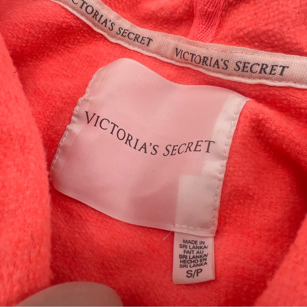 Victoria’s Secret Orange Angel Wings Cowl Neck Hoodie Hooded Sweatshirt Women’s - Picture 5 of 6
